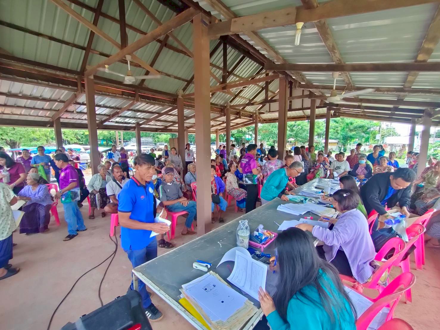 title - สำนักงานการปฏิรูปที่ดินจังหวัดบึงกาฬ ออกหน่วยรับคำร้องออกโฉนดเพื่อการเกษตร ให้แก่เกษตรกร